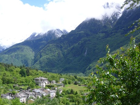 Chiavenna, Italy. Italian Walking Tour.