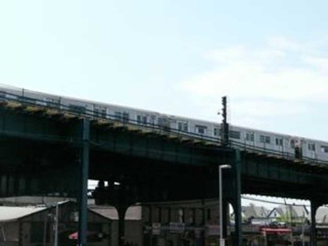 Train, Ozone Park, Queens, New York.