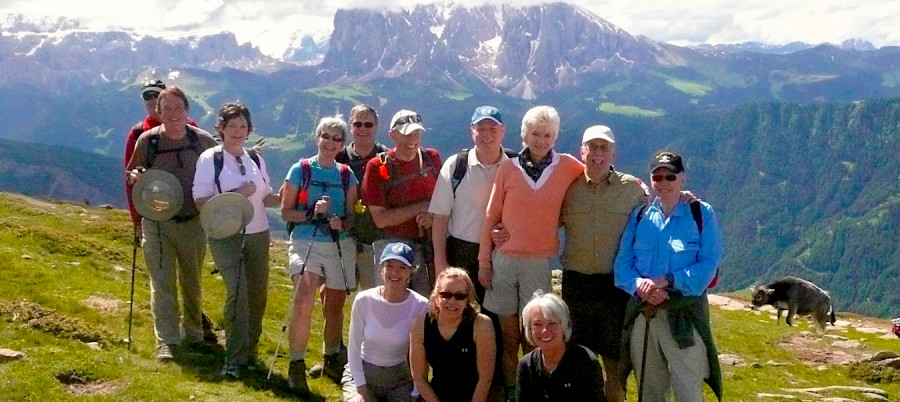 Mountain lovers from Dallas thrive in the Dolomites . . . 